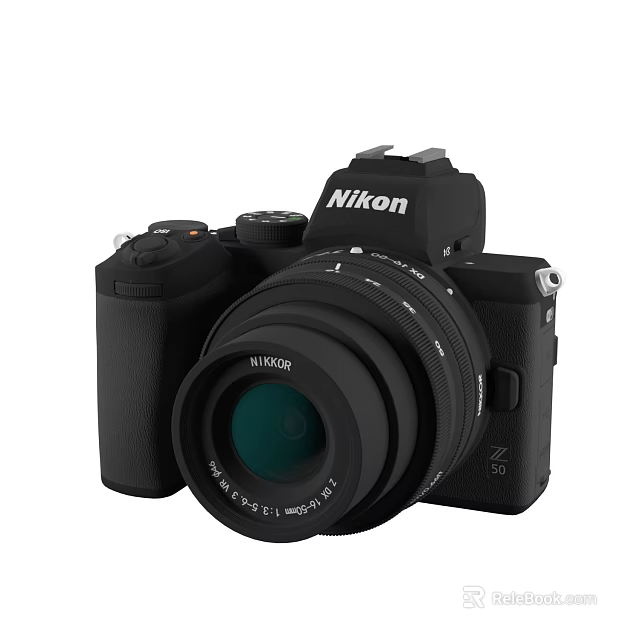 Nikon Digital Camera As Professional Business Equipment With High Quality Lens For Commercial Use 3d model 