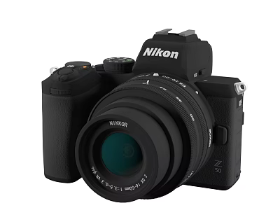 Nikon Digital Camera As Professional Business Equipment With High Quality Lens For Commercial Use 3d model