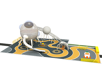 Planet Theme Park Modern Amusement Equipment model