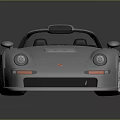 Silver Sports Car With Sleek Aerodynamic Exterior And Stylish Alloy Wheels