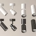 Modern Downlights and Spotlights in White and Black Designs for Home Lighting