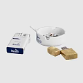 Stylish Decorative Ornament Set With Winston Cigarette Pack White Ashtray And Brass Lighters