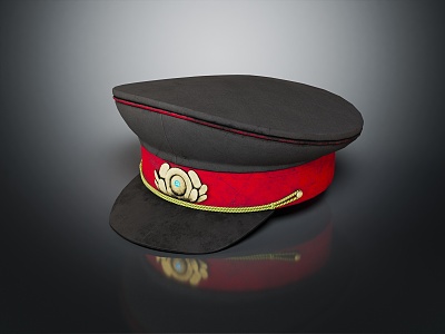 Modern Hat Military Hat Police Hat 3d model