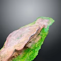 Garden Landscape Design With Natural Terrain Green Vegetation And Rock Features