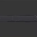 Modern Tactical Pistol with Black Matte Finish on Smooth Reflective Surface and Ergonomic Grip Design
