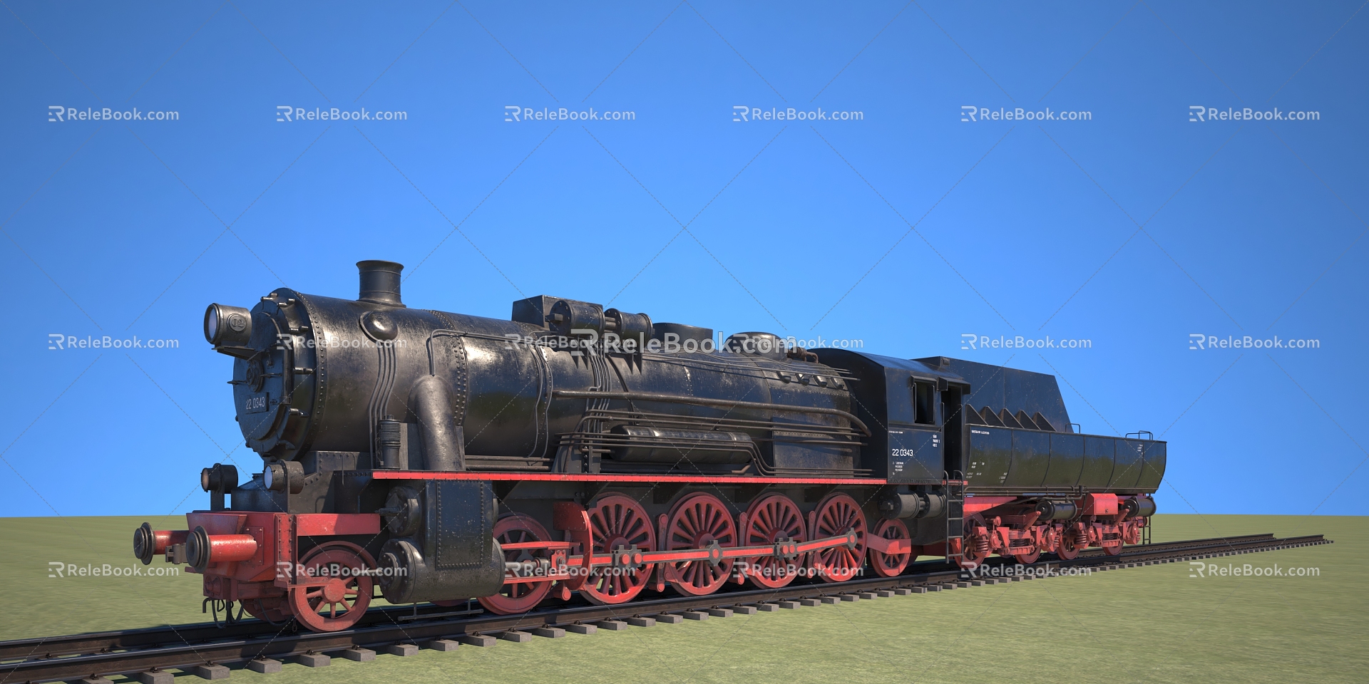 Modern Train 3d model