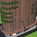 Modern Rural Self Built House With Multi Storey Brick Facade And Green Balconies