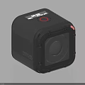 Black Cube Projection Surveillance Camera With HD 1080p Lens And Compact Modern Design