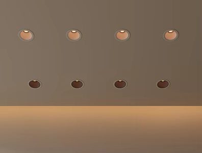 Modern Minimalist Downlight Spotlight Embedded Downlight Spotlight Steerable Spotlight Borderless Downlight Spotlight 3d model