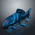 Fish Science Fiction Fish Science Fiction Whale Science Fiction Shark Robot Fish Mechanical Fish Machine turtle Cyberfish 3d model