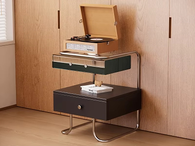 Modern bedside table 3d model