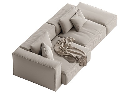 Modern Multiplayer Sofa 3d model