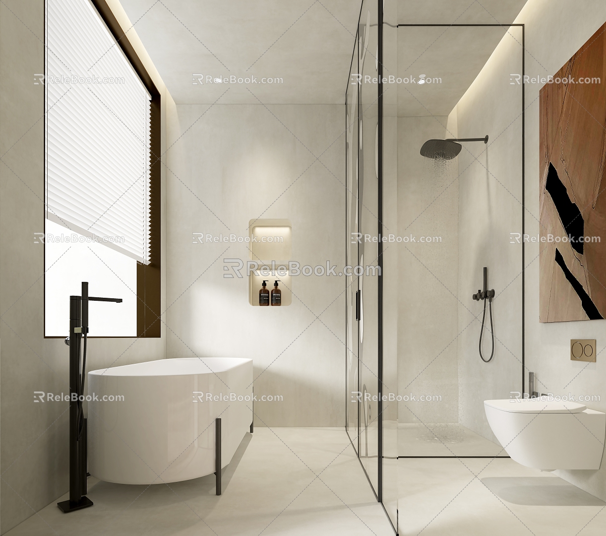 Hotel Toilet Modern Toilet 3d model