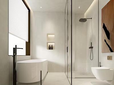 Hotel Toilet Modern Toilet 3d model