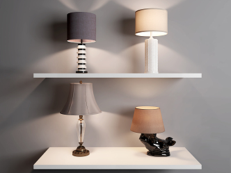 Modern Table Lamp Table Lamp Combination 3d model