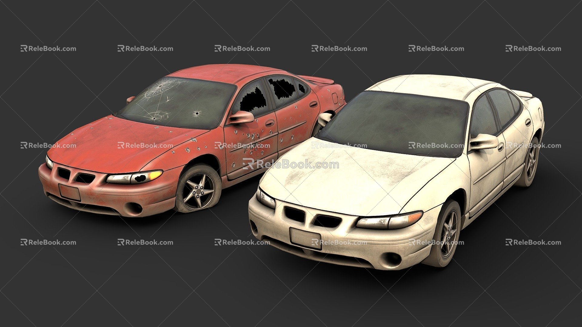 medium-sized sedan 3d model