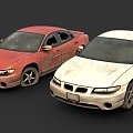 medium-sized sedan 3d model