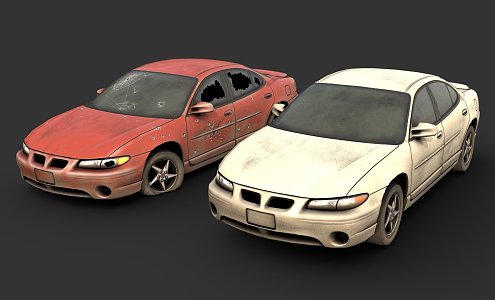 medium-sized sedan 3d model