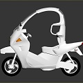 Scooter Motorcycle Two-wheeled Motocross Motorcycle Road Race Motorcycle Motor Vehicle 3d model