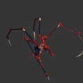 steel spiderman 3d model