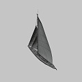 J-Class Yacht Endeavour Sailing 3d model