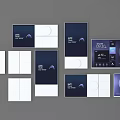 Switch socket switch panel display 3d model