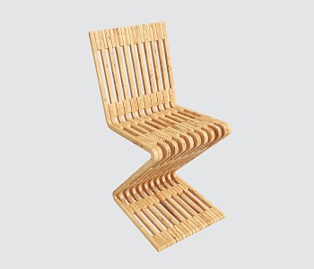 Modern single chair 3d model