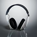 Premium Modern Headphones With Leather Headband Comfortable Ear Cups And High Quality Sound