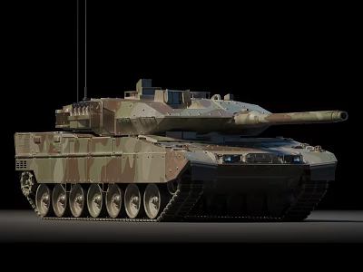 Panther Tank Armored Vehicle 3d model Panther Tank Armored Vehicle 3d model