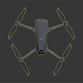 Space Exploration Drone Quadrotor Design With Camera For Cosmic Aerial Missions