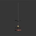 Modern Sailing Boat With Red And Yellow Honeycomb Pattern Sail And Metallic Hull