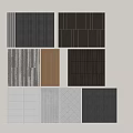 Modern soft bag background wall 3d model