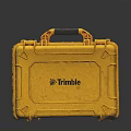 Rugged Trimble Yellow Tool Case With Heavy Duty Protective Hard Shell Design