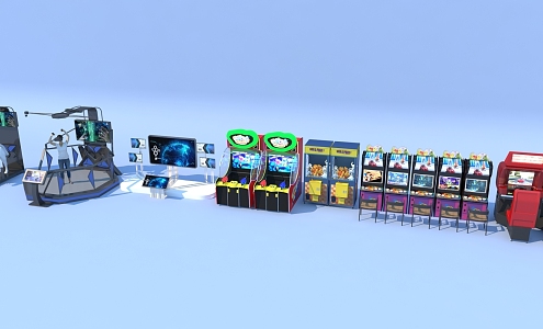 Modern Game Machine 3d model