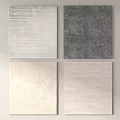 Modern Simple Carpet Fabric Square Living Room Plain Color 3d model