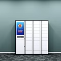 Modern handover cabinet Intelligent data handover cabinet 3d model