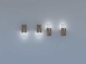 Modern wall lamp 3d model