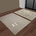 Modern Square Carpet 3d model