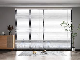 Modern venetian blinds shutter 3d model