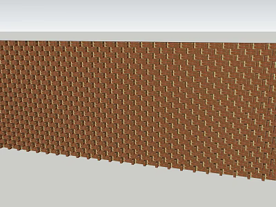 Brown Woven Texture Background Wall Design With Modern Style For Interior Spaces 3d model