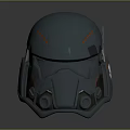 Modern Gray Helmet with Orange Accents Transparent Visor and Ventilation Details Apparel Accessory