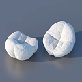 Plush White Round Bean Bag Chairs Perfect For Cozy Living Spaces