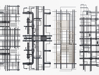 Industrial LOFT Duct Ceiling Air Conditioning Duct Chandelier Shaped Ceiling 3d model