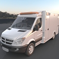 Vehicle engineering vehicle emergency repair vehicle signal vehicle truck radio live broadcast vehicle 3d model