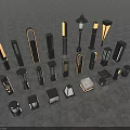 Outdoor Lights Showcasing Various Modern Designs And Different Style Options For Exteriors