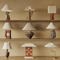 Quiet and Ancient Style Table Lamp 3d model