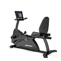 Life Fitness Black Rowing Machine with Digital Display for Home Cardio Workouts