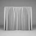Gray Floral Pattern Curtains With White Sheer Layer For Home Window Decor