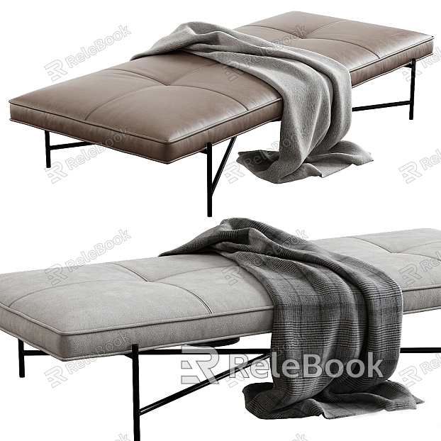 Modern Sofa Bench Bench Foot Chaise model