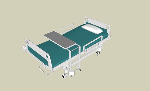 Modern sickbed 3d model